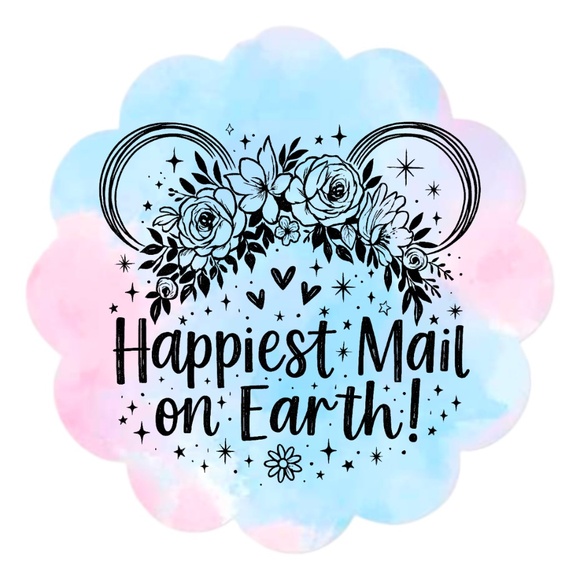 Happiest Mail on Earth Sticker 2” | Cute  DISNEY Label | Small Biz Packaging - Picture 14 of 14